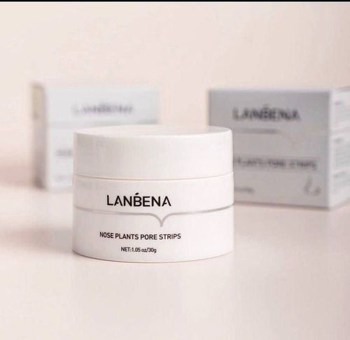 Crème & Patch Anti Points Noirs Nez LANBENA – Soin Pores Dilatés 30g + 60 Bandes